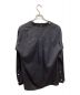 sulvam (サルバム) オープンカラー長袖シャツ ブラック サイズ:L：7000円