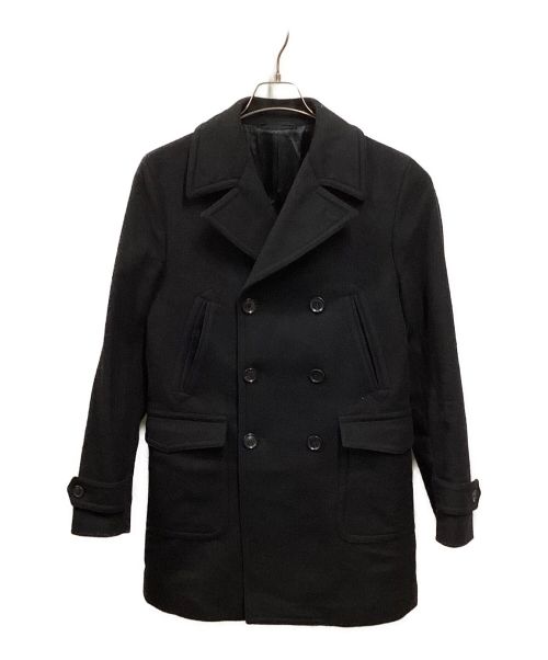 L.B.M.1911（エルビーエム1911）L.B.M.1911 (エルビーエム19111911) カシミヤ混紡ダブルブレストPコート ブラック サイズ:4848の古着・服飾アイテム