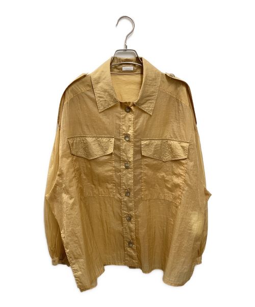 RITO（リト）RITO (リト) シアーシャツ イエロー サイズ:36の古着・服飾アイテム