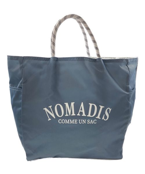 NOMADIS（ノマディス）NOMADIS (ノマディス) IENA (イエナ) 別注SACリバーシブルトートバッグ ブルーの古着・服飾アイテム