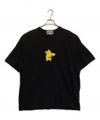 CDGシーディージー）の古着「Pokemon22SSロゴピカチュウオーバーサイズTシャツ」｜ブラック