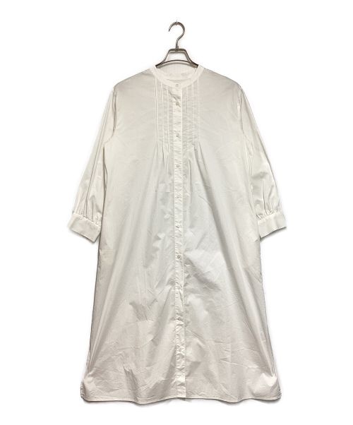 UNTITLED（アンタイトル）UNTITLED (アンタイトル) ウォッシャブルシャツワンピース ホワイト サイズ:3の古着・服飾アイテム