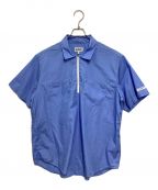 Engineered Garments WORKADAYエンジニアドガーメンツ ワーカーデイ）の古着「Half Zip Shirt (ハーフジップシャツ)」｜ブルー