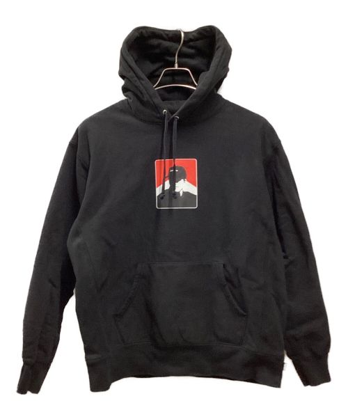 SUPREME（シュプリーム）SUPREME (シュプリーム) Portrait Hooded Sweatshirt(ポートレートフーデッドスウェットシャツ) ブラック サイズ:Mの古着・服飾アイテム