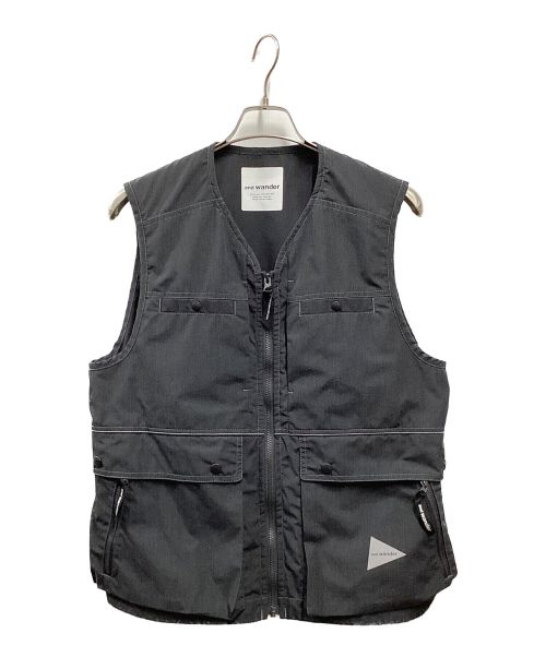 and wander（アンドワンダー）and wander (アンドワンダー) Kevlar vest ブラック サイズ:3の古着・服飾アイテム
