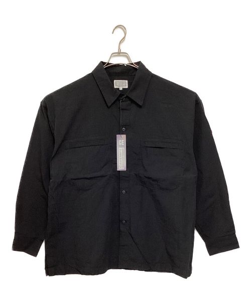 C.E（シーイー キャブエンプト）C.E (シーイー) COTTON CASUAL SHIRT ブラック サイズ:XLの古着・服飾アイテム