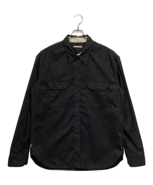 NEIGHBORHOOD（ネイバーフッド）NEIGHBORHOOD (ネイバーフッド) ツイルワークシャツ ブラック サイズ:4の古着・服飾アイテム