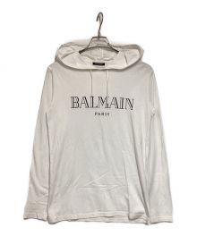 BALMAIN（バルマン）の古着「ロゴパーカー」｜ホワイト
