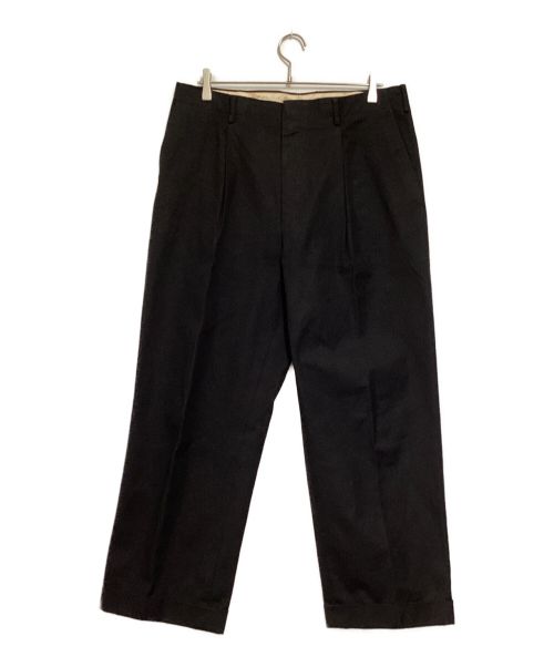 TENDERLOIN（テンダーロイン）TENDERLOIN (テンダーロイン) The Stylist Japan (ザスタイリストジャパン) タックパンツ ブラック サイズ:XLの古着・服飾アイテム
