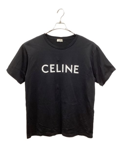CELINE（セリーヌ）CELINE (セリーヌ) ルーズ Tシャツ ブラック サイズ:Lの古着・服飾アイテム