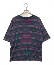 NEIGHBORHOOD (ネイバーフッド) BORDER CREWNECK-P SS / SAXE/ボーダークルーネック ピーエスエス/サックス ネイビー サイズ:M