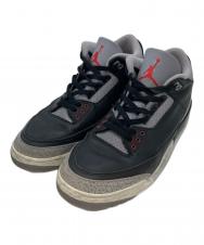 NIKE (ナイキ) Air Jordan 3 Retro "Black Cement" ブラック サイズ:US10