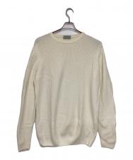 JOHN SMEDLEY (ジョンスメドレー) ワッフルセーター ホワイト サイズ:XL