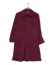 UNDERCOVER (アンダーカバー) コットンパイルステンカラーコート ボルドー サイズ:２