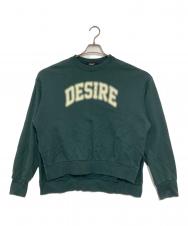 UNDERCOVER (アンダーカバー) コットンスウェットプルオーバー/Cotton sweatshirt pullover グリーン サイズ:１