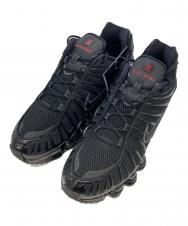 NIKE (ナイキ) SHOX TL ローカットスニーカー ブラック サイズ:28