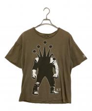 stussy (ステューシー) クラウンマンTシャツ カーキ サイズ:L