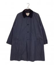 Traditional Weatherwear (トラディショナルウェザーウェア) BEAMS (ビームス) 別注 ナイロンブレンドステンカラーコート ネイビー サイズ:38