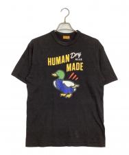HUMAN MADE (ヒューマンメイド) カモプリントTシャツ ブラック サイズ:Ｌ