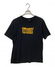 stussy (ステューシー) ロゴプリントTシャツ ブラック サイズ:M