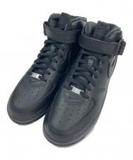 NIKE (ナイキ) Supreme (シュプリーム) AIR FORCE 1 MID SP ミッドカットスニーカー ブラック サイズ:28㎝