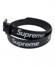 Supreme (シュプリーム) Repeat Leather Belt / リピートレザーベルト ブラック サイズ:L