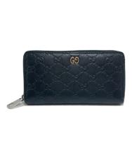 GUCCI (グッチ) ラウンドファスナー長財布 ブラック