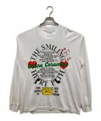 ONLINE CERAMICSオンライン セラミックス）の古着「ロングスリーブTシャツ」｜ホワイト