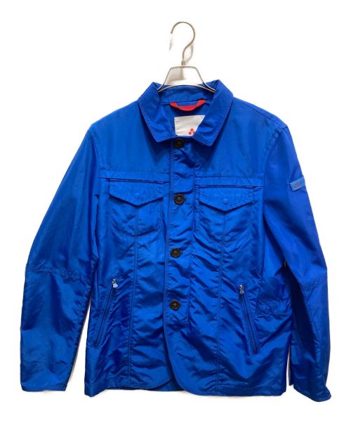 PEUTEREY（ピューテリー）PEUTEREY (ピューテリー) ナイロンジャケット ブルー サイズ:Mの古着・服飾アイテム