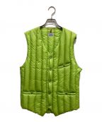 RockyMountainFeatherBedロッキーマウンテンフェザーベッド）の古着「SIX MONTH DOWN VEST」｜イエローグリーン