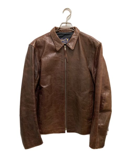 Buco（ブコ）Buco (ブコ) レザージャケット ブラウン サイズ:40の古着・服飾アイテム