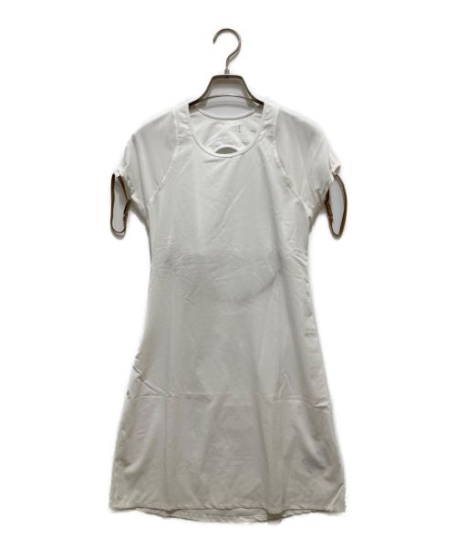 NIKE（ナイキ）NIKE (ナイキ) 半袖ワンピース ホワイト サイズ:Mの古着・服飾アイテム