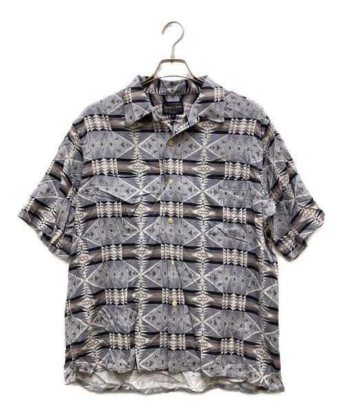 PENDLETON（ペンドルトン）PENDLETON (ペンドルトン) オープンカラーシャツ グレー サイズ:Lの古着・服飾アイテム