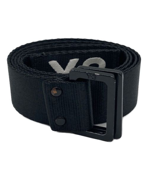 Y-3（ワイスリー）Y-3 (ワイスリー) 刺繍ロゴベルト ブラック サイズ:M 125cmの古着・服飾アイテム