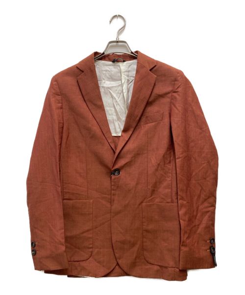 GAZZARRINI（ガッザリーニ）GAZZARRINI (ガッザリーニ) テーラードジャケット オレンジ サイズ:48の古着・服飾アイテム