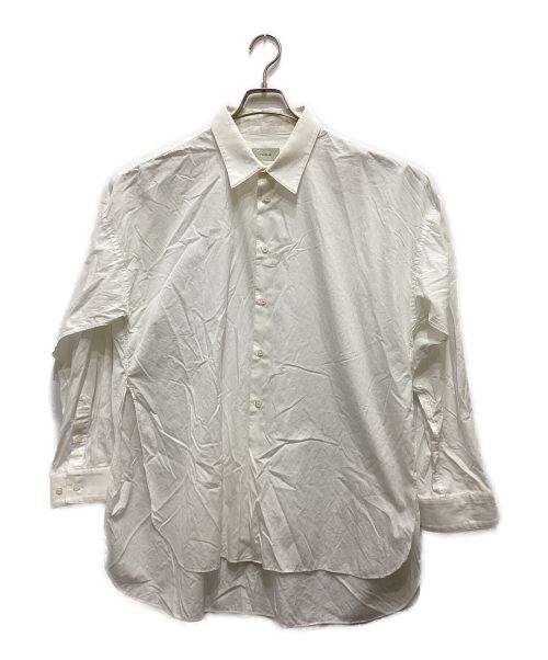 Toironier（トワロニエ）Toironier (トワロニエ) ブロードルーズシャツ ホワイト サイズ:Fの古着・服飾アイテム