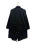 M'S BRAQUE (エムズブラック) ノーカラーモッズコート ブラック サイズ:34：13000円