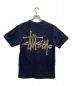 stussy (ステューシー) ストックロゴTシャツ ネイビー サイズ:M：4800円