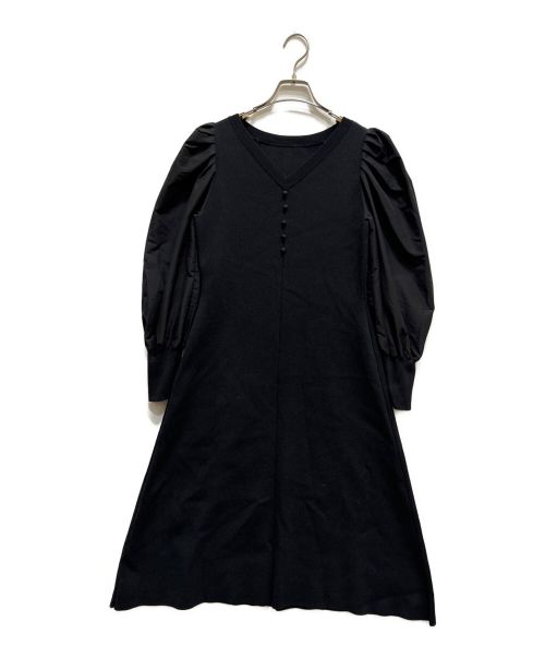 CELFORD（セルフォード）CELFORD (セルフォード) コラボパススリーブワンピース ブラック サイズ:Sの古着・服飾アイテム