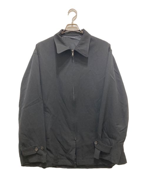 Y's for men（ワイズフォーメン）Y'S for men (ワイズフォーメン) ウールギャバジンジップジャケット ブラック サイズ:Lの古着・服飾アイテム