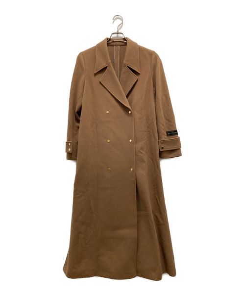 Ameri（アメリ）Ameri (アメリ) BELT FLARE LONG COAT ブラウン サイズ:Sの古着・服飾アイテム