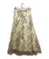 Apuweiser-riche (アプワイザーリッシェ) ピオニーライン刺繍スカート アイボリー サイズ:2：6000円