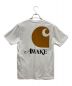 CarHartt (カーハート) AWAKE (アウェイク) バックプリントポケットTシャツ ホワイト サイズ:S：4800円