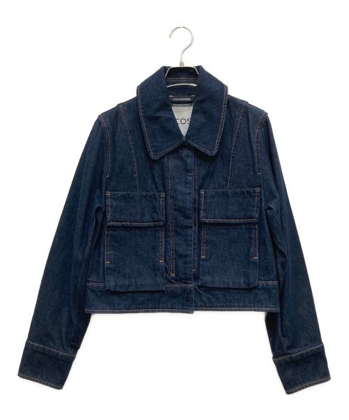 COS（コス）COS (コス) 濃紺デニムジャケット サイズ:34の古着・服飾アイテム