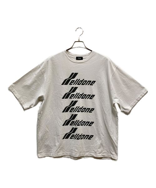 WE11DONE（ウェルダン）WE11DONE (ウェルダン) ロゴプリントTシャツ ホワイト サイズ:Mの古着・服飾アイテム