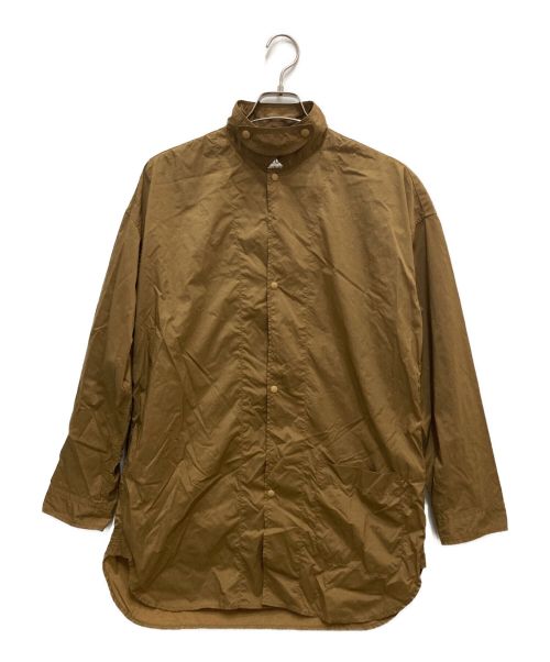 ADITIONAL（アディショナル）ADITIONAL (アディショナル) ナイロンシャツジャケット ブラウン サイズ:Mの古着・服飾アイテム