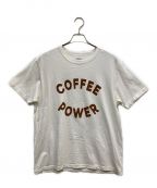TACOMA FUJI RECORDSタコマ フジ レコード）の古着「COFFEE POWER TEE/コーヒーパワーティー」｜ホワイト
