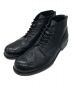 PADRONE（パドローネ）の古着「WING TIP BOOTS with BACK ZIP」｜ブラック