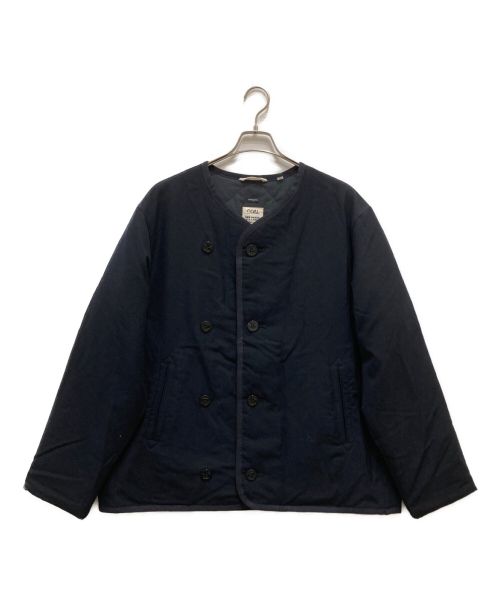 nanamica（ナナミカ）nanamica (ナナミカ) Wool Down Cardigan ネイビー サイズ:Lの古着・服飾アイテム