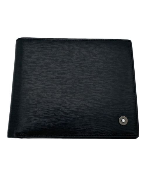 MONTBLANC（モンブラン）MONTBLANC (モンブラン) 2つ折り財布 ブラックの古着・服飾アイテム